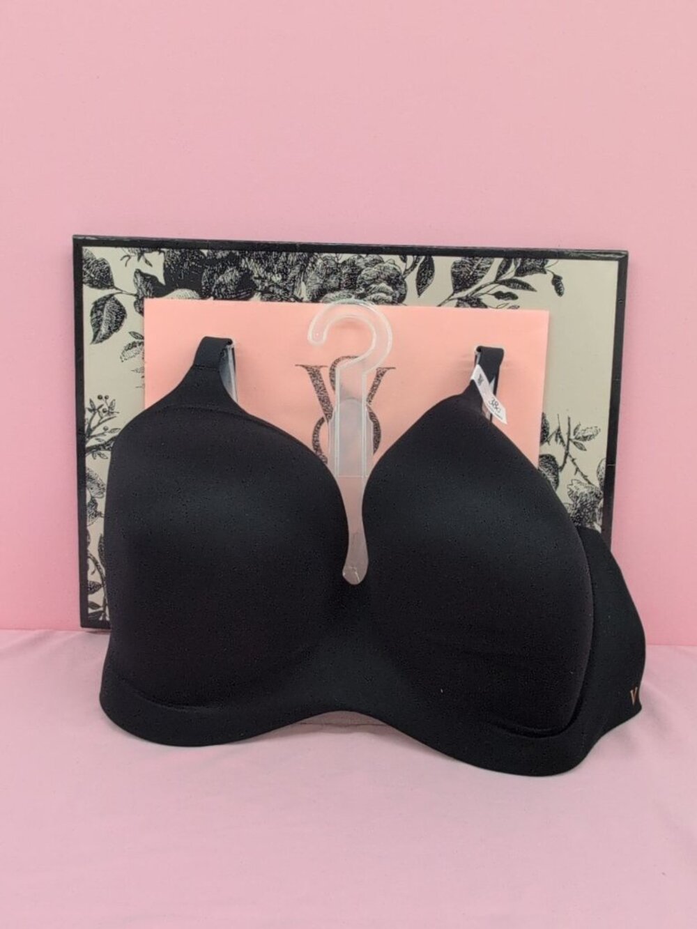Victoria Secret Infinity Flex Lightly Lined Wireless Full Coverage Bra 38G Black